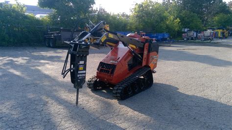 skid steer with breaker rental|skid steer breaker attachment rental.